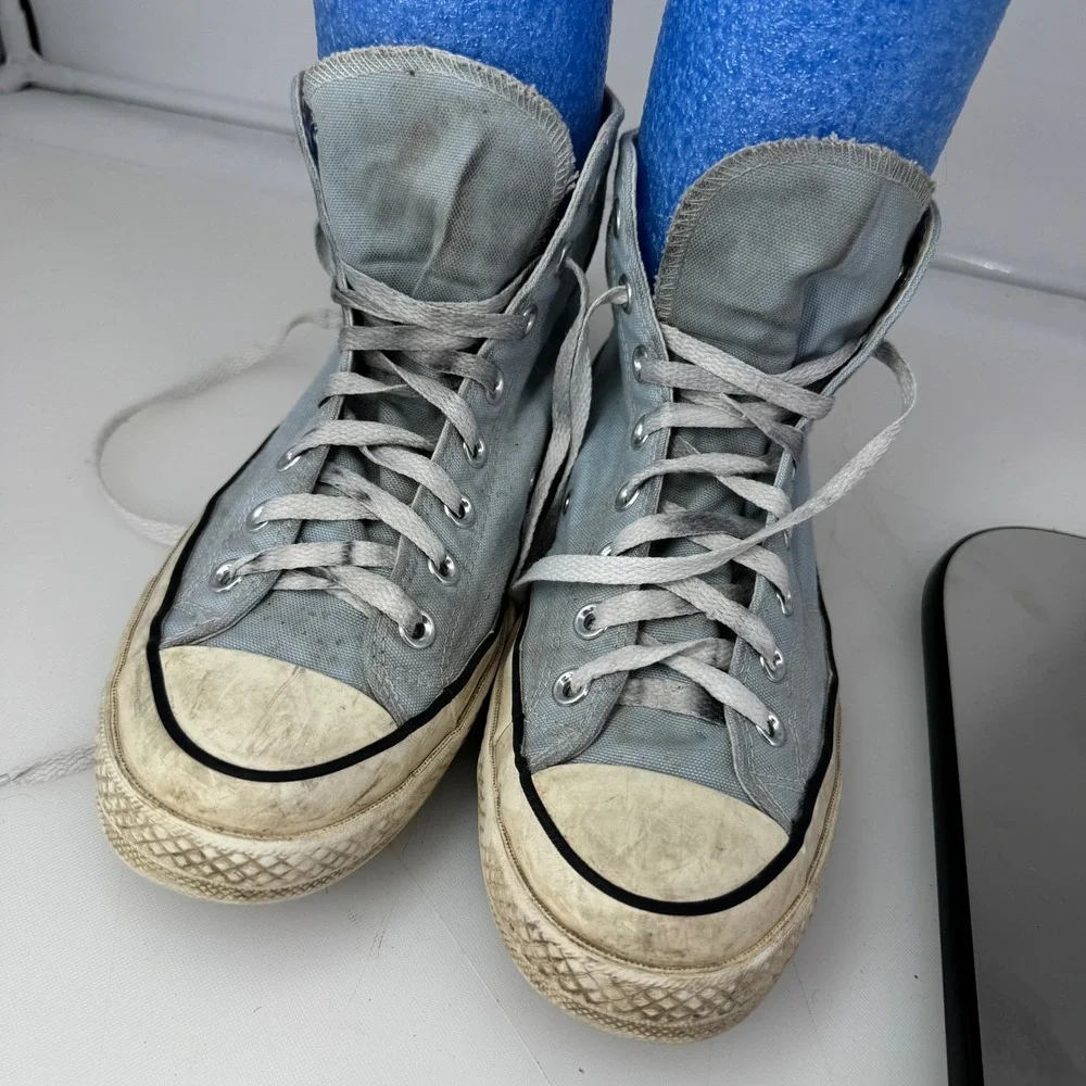 Converse Chuck 70 High Top Men 8 Light Blue A00459C Canvas Classic Retro Sneaker